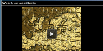 Screen shot of OU podcast channel